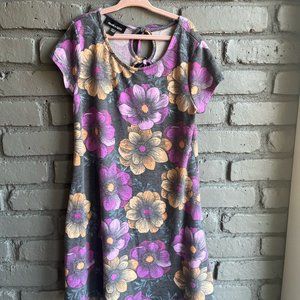Moon & Stars Girl's Dress - Floral (Medium, 8/10)